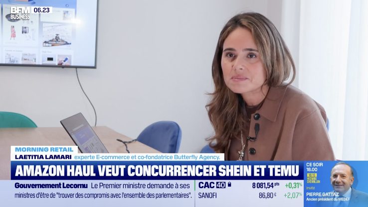 Laetitia Lamari, BFM Business · Morning Retail, Amazon Haul veut concurrencer Shein et Temu