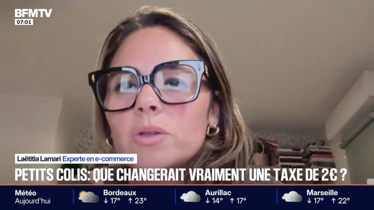 Laetitia Lamari, BFMTV, Petits colis : que changerait vraiment une taxe de 2 € ?